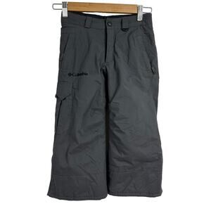 Columbia Kids Gray Snow Pants‎ Size 4/5 Adjustable Waist Waterproof